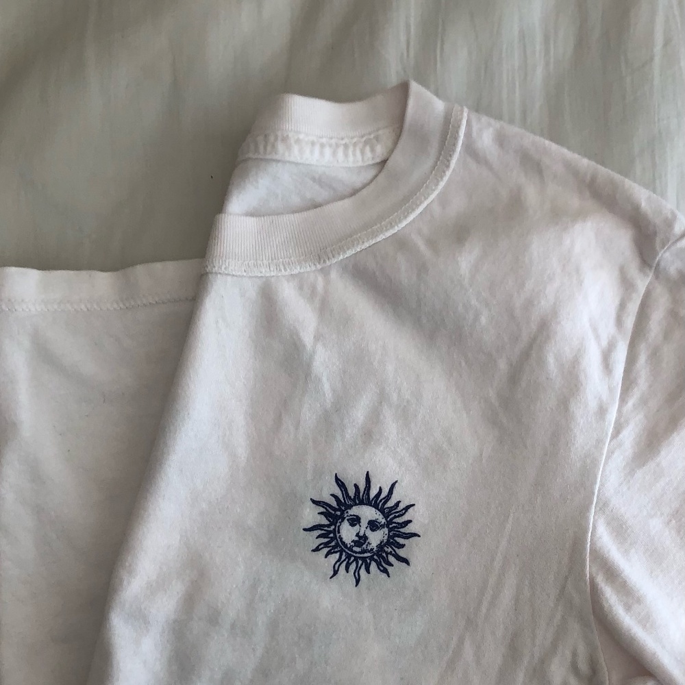PacSun LA Head In The Cloude White Graphic Tshirt
